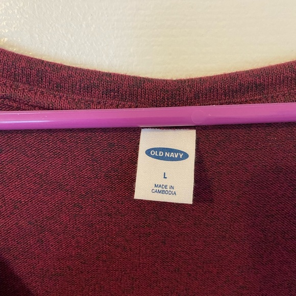 Old Navy burgundy Scoop Neck - Picture 3 of 3